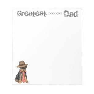 Bloc-note Airedale Papa