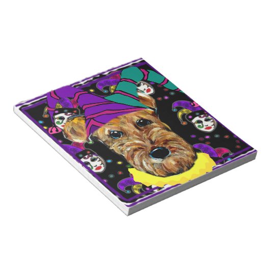 BLOC-NOTE AIREDALE TERRIER (Incliné)