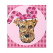 BLOC-NOTE AIREDALE TERRIER (Devant)