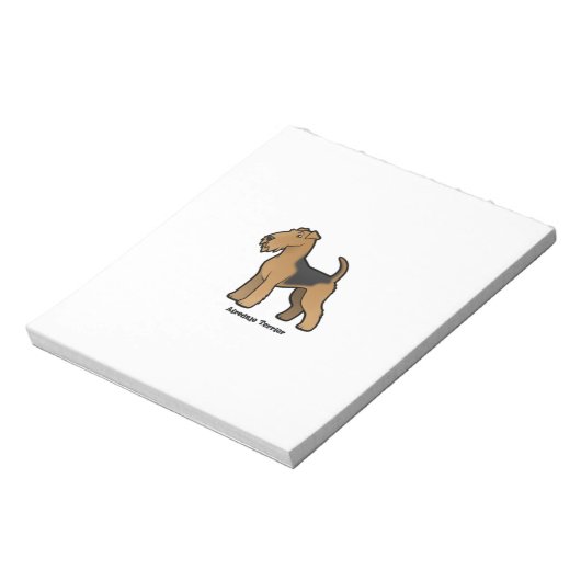 Bloc-note airedale terrier (Tourné)
