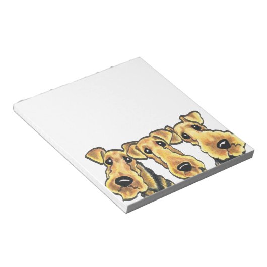 Bloc-note Airedale Terrier Lover (Incliné)