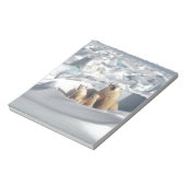 Bloc-note Ajouter SLOGAN pour sauver les ours polaires arcti (Tourné)