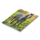 Bloc-note Ajouter une photo de cheval Personnaliser (Tourné)