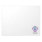 Bloc-note AJOUTER VOTRE LOGO Business Church Merchandise Blo (Devant)