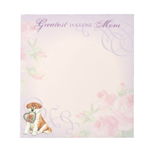 Bloc-note Akita Heart Maman (Devant)