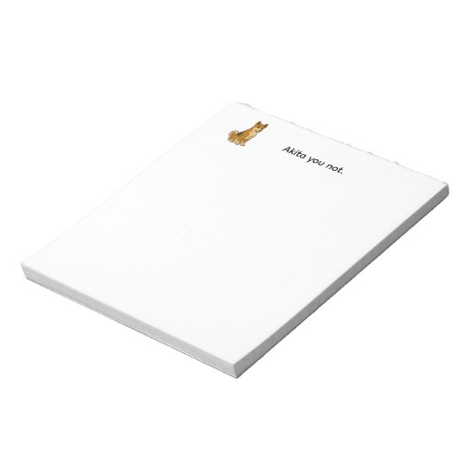 Bloc-note Akita You Not notepad (Tourné)