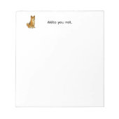 Bloc-note Akita You Not notepad (Devant)