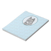 Bloc-note Alaskan Klee Kai Peinture - Cute Original Chien Ar (Tourné)