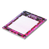 Bloc-note Alexandrite Gemstone Linked Personnalisé (Tourné)