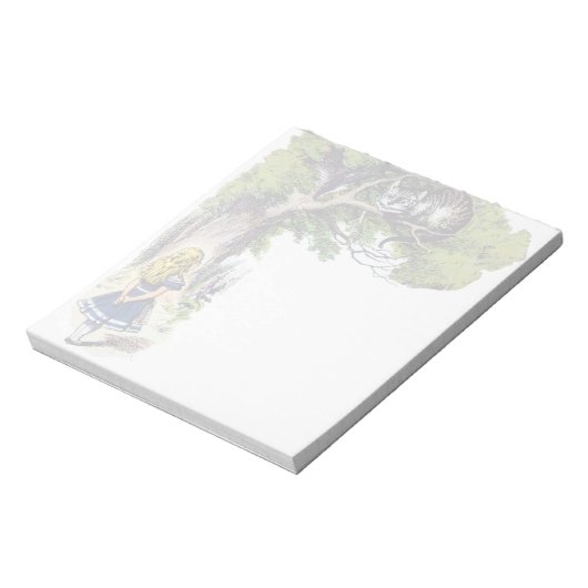 Bloc-note Alice rencontre Cheshire (Tourné)