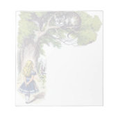 Bloc-note Alice rencontre Cheshire (Devant)