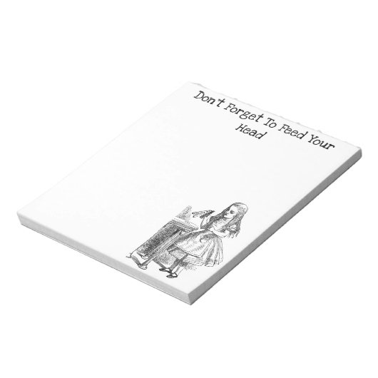 Bloc-note Alice vintage (Tourné)