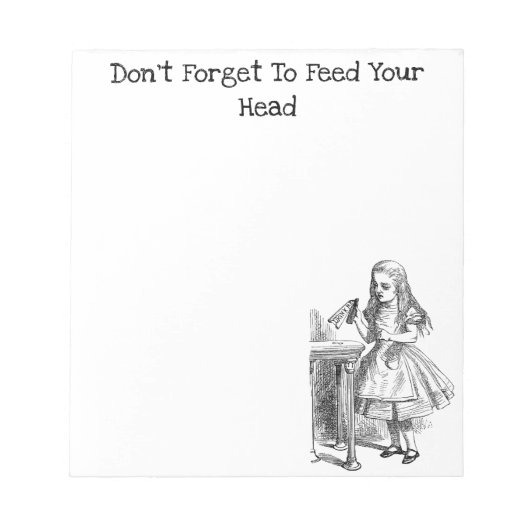 Bloc-note Alice vintage (Devant)