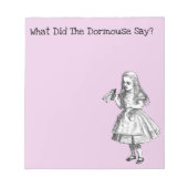 Bloc-note Alice vintage (Devant)