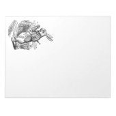 Bloc-note Alice vintage au pays des merveilles (Devant)