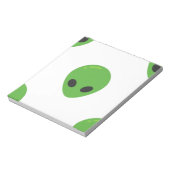 Bloc-note aliens émoji (Tourné)