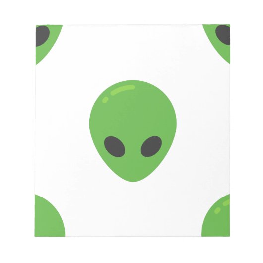 Bloc-note aliens émoji (Devant)
