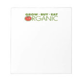 Bloc-note Alimentation biologique (Devant)