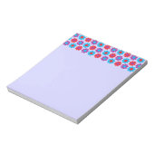 Bloc-note Alimentation par fleur rétro (Tourné)