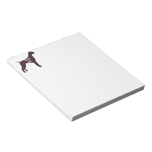 BLOC-NOTE ALLEMAND SHORTHAIRED POINTER BFF (Incliné)