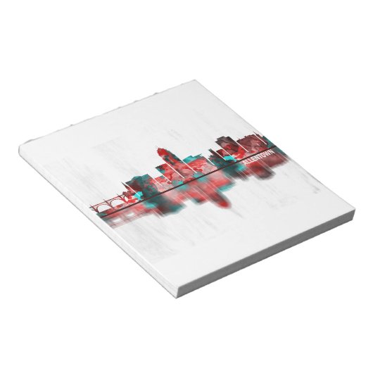 Bloc-note Allentown Pennsylvania Skyline (Incliné)