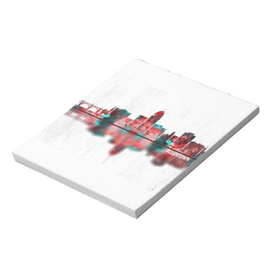 Bloc-note Allentown Pennsylvania Skyline (Tourné)