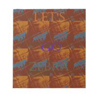 Allez Zebra Safari Art Imprimer/Graphique