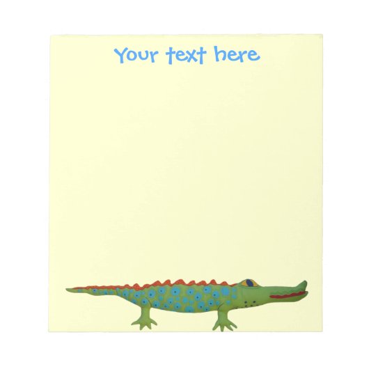 Bloc-note Alligator (Devant)