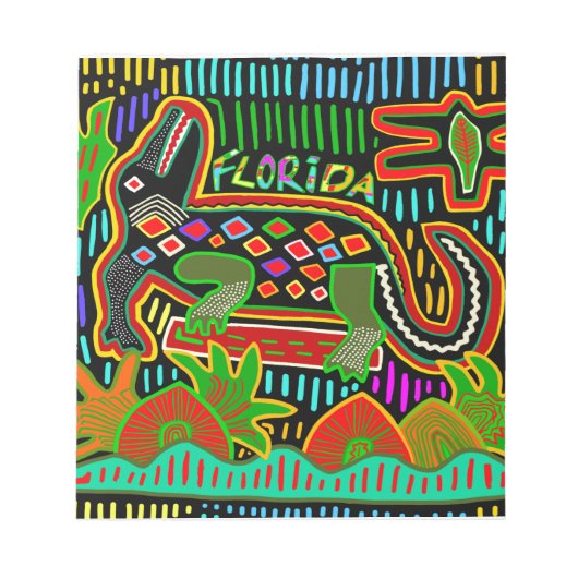 Bloc-note Alligator de Floride - Critters d'ouragan (Devant)