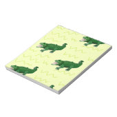 Bloc-note Alligator en jaune (Tourné)