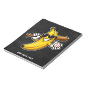 Bloc-note Allons Bananes Baseball Rétro Banane Drôle (Tourné)