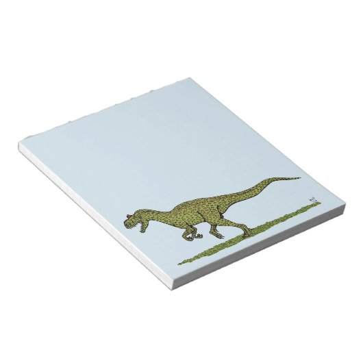 Bloc-note Allosaurus de Dinosaure Jurassique (Incliné)