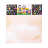 Bloc-note Alphabet (Devant)