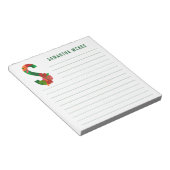 Bloc-note Alphabet floral Abstrait (Incliné)