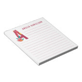 Bloc-note Alphabet floral Abstrait (Incliné)