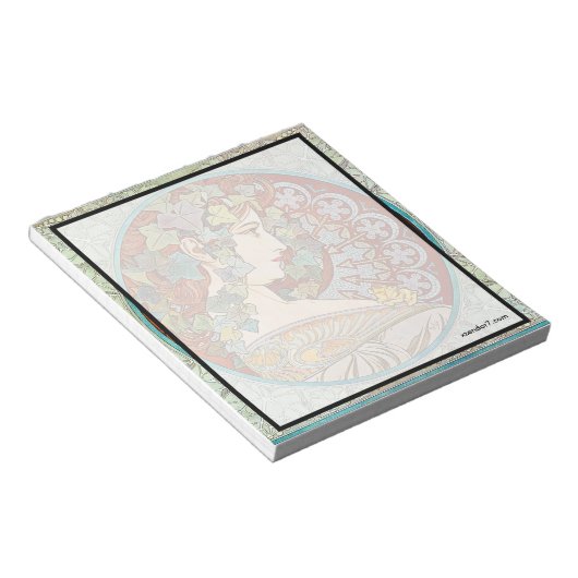 Bloc-note Alphonse Mucha Ivy (Incliné)