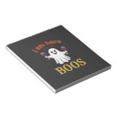 Bloc-note Am Here Boos Halloween Ghost Verres à Vin Araignée (Incliné)