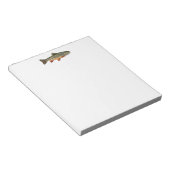 Bloc-note Amateur de pêche - Conception de pêche à la truite (Incliné)