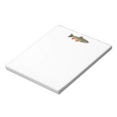 Bloc-note Amateur de pêche - Conception de pêche à la truite (Tourné)