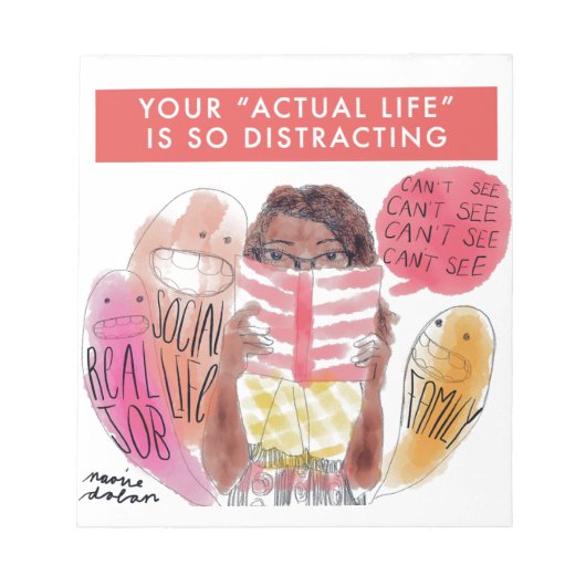 Bloc-note Amateurs de livres (Devant)