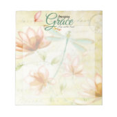 Bloc-note Amazing Grace Flowers and dragonfly (Devant)