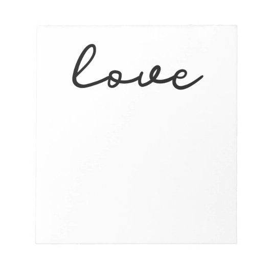 Bloc-note Amour (Devant)