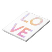Bloc-note Amour, Aquarelle (Tourné)