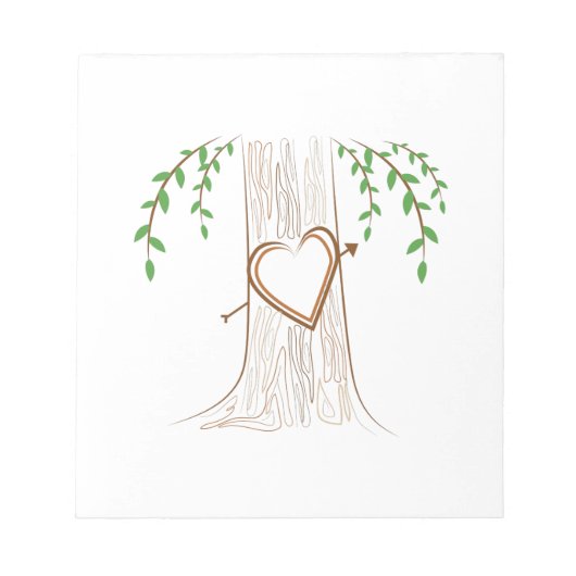 Bloc-note Amour Arbre (Devant)