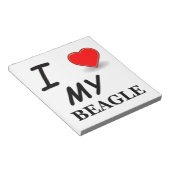 Bloc-note Amour beagle (Incliné)