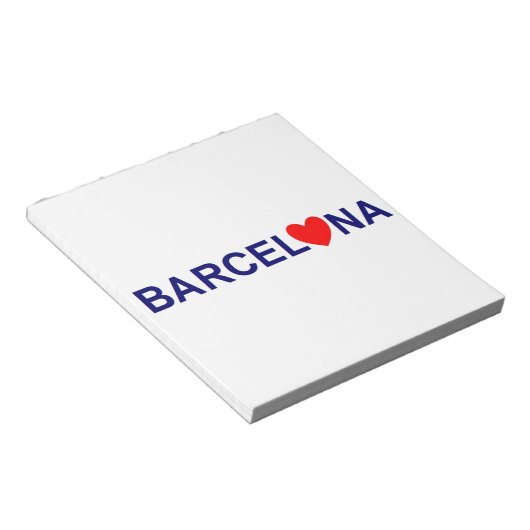 Bloc-note Amour de Barcelone (Incliné)