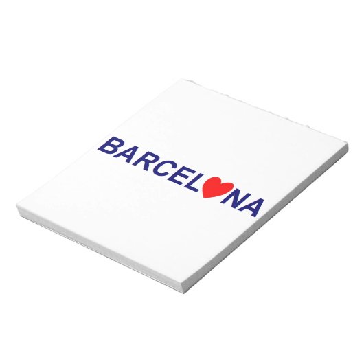 Bloc-note Amour de Barcelone (Tourné)