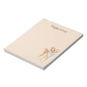 Bloc-note Amour de chiot Cream Dog (Tourné)