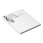 Bloc-note Amour de la musique (Incliné)