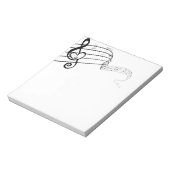 Bloc-note Amour de la musique (Tourné)